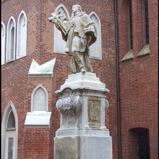 Rzeźba św. Jana Nepomucena z końca XVIII w. w Radomiu