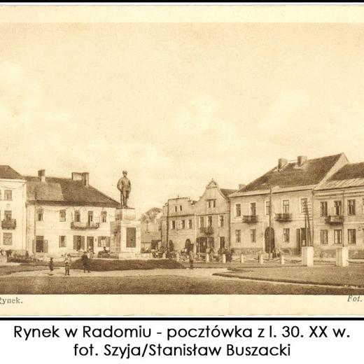 Fot. 4. Rynek Radomia w latach 30 XX w